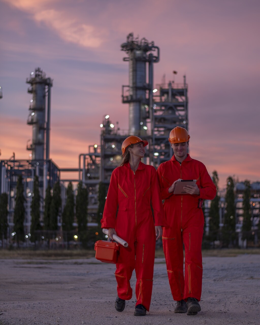 WhatzIndustry - engineer wear uniform and helmet stand workplace h 2025 03 16 00 59 15 utc uai